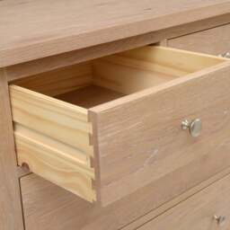 Inglesham Whitewash Oak 10 Drawer Chest - The Cotswold Company - thumbnail 7