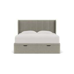 Super King Ottoman Storage Bed - Natural - Eco Chenille - Parker - The Cotswold Company - thumbnail 2