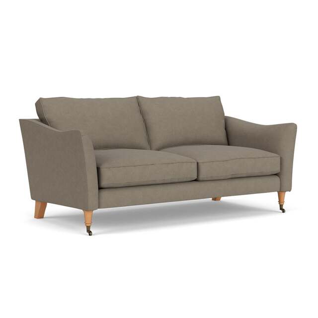 3 Seater Sofa - Mid Grey - House Linen Mix - Robinson - The Cotswold Company - image 1