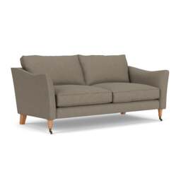 3 Seater Sofa - Mid Grey - House Linen Mix - Robinson - The Cotswold Company