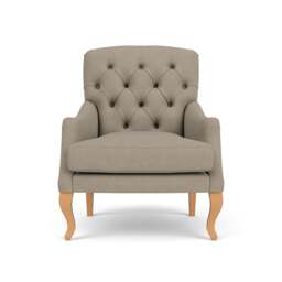 Olivia Armchair - Dove grey - House linen mix - The Cotswold Company - thumbnail 2
