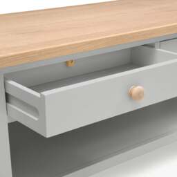 Coffee Table with Drawers - Chester Dove Grey - The Cotswold Company - thumbnail 7