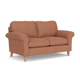 Large 2 Seater Sofa - Brick - Herringbone Weave - Hurley - The Cotswold Company - thumbnail 1