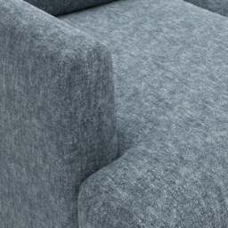 Jackson Chaise Large Left Hand - Mid Blue - Aquaclean Oxford - The Cotswold Company - thumbnail 4