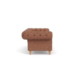 Harris Chesterfield 3 Seater - Brick Marl - Aquaclean Oxford - The Cotswold Company - thumbnail 3
