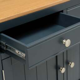 Chalford Inky Blue Cupboard - The Cotswold Company - thumbnail 7