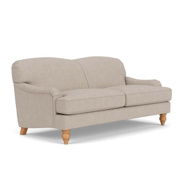 Ashbee 3 Seater - Natural - Luxury Italian Linen - The Cotswold Company - image 1