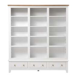 Grand Bookcase - Chester Pure White - The Cotswold Company - thumbnail 5