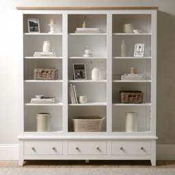 Grand Bookcase - Chester Pure White - The Cotswold Company - thumbnail 2