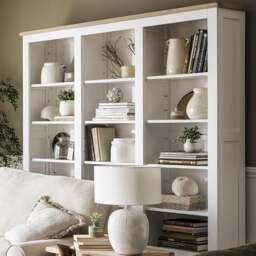 Grand Bookcase - Chester Pure White - The Cotswold Company - thumbnail 3