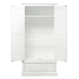 Pensham Pure White Narrow Double Wardrobe - The Cotswold Company - thumbnail 5
