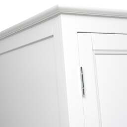 Pensham Pure White Narrow Double Wardrobe - The Cotswold Company - thumbnail 6