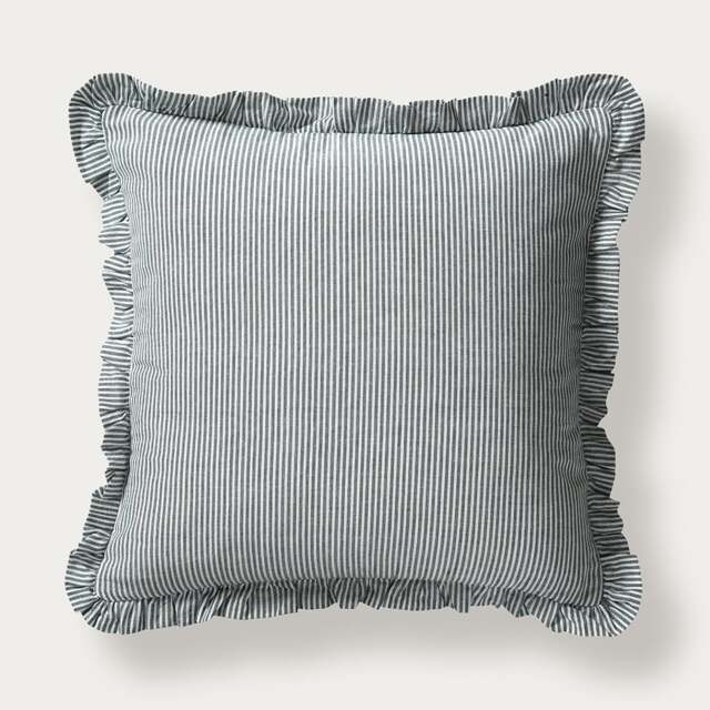 Country Ruffles Cornflower Cushion - Home Accessories - The Cotswold Company - image 1