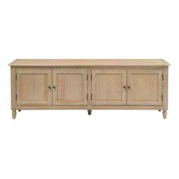 Camille Limewash Oak Media Tv Console up to 75 - The Cotswold Company - thumbnail 2