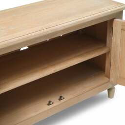 Camille Limewash Oak Media Tv Console up to 75 - The Cotswold Company - thumbnail 6