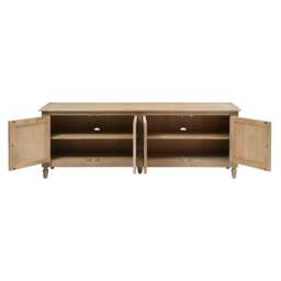 Camille Limewash Oak Media Tv Console up to 75 - The Cotswold Company - thumbnail 3