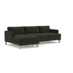Jackson Chaise Large Left Hand - Moss - Eco Chenille - The Cotswold Company - thumbnail 1