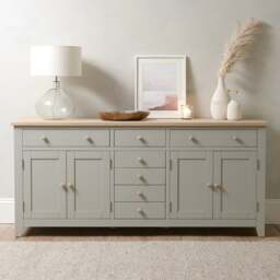Grand Sideboard - Chester Dove Grey - The Cotswold Company - thumbnail 2