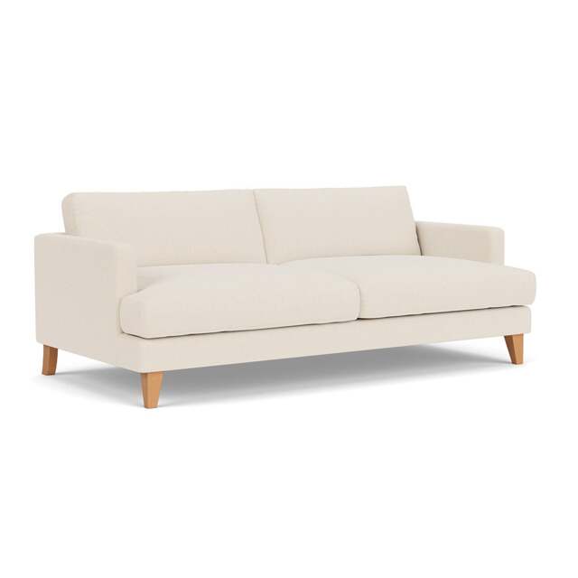 4 Seater Sofa - Cream - House Weave - Jackson - The Cotswold Company - image 1