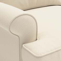 Large 2 Seater Sofa - Cream - House Weave - Stewart - The Cotswold Company - thumbnail 4