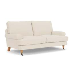 Large 2 Seater Sofa - Cream - House Weave - Stewart - The Cotswold Company
