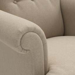 Armchair - Natural - House Linen Mix - Harriet - The Cotswold Company - thumbnail 4