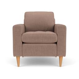 Saxon Armchair - Dusky Rose - Eco Chenille - The Cotswold Company - thumbnail 2