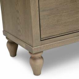 Elkstone Smoked Oak Large Divider Bookcase - The Cotswold Company - thumbnail 7