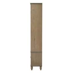 Elkstone Smoked Oak Large Divider Bookcase - The Cotswold Company - thumbnail 3