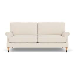 4 Seater Sofa - Cream - House Weave - Taylor High Back - The Cotswold Company - thumbnail 2