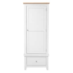 Single Wardrobe - Chester Pure White - The Cotswold Company - thumbnail 5