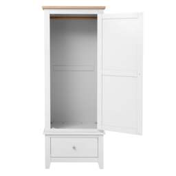 Single Wardrobe - Chester Pure White - The Cotswold Company - thumbnail 7