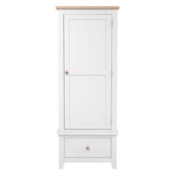 Single Wardrobe - Chester Pure White - The Cotswold Company - thumbnail 6