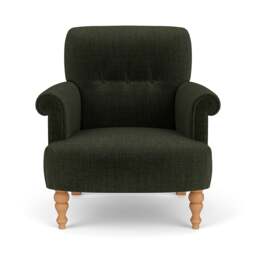 Harriet Armchair - Moss - Eco Chenille - The Cotswold Company - thumbnail 2