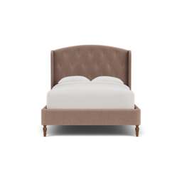 Gilmore Double Classic Bedstead - Dusky Rose - Eco Chenille - The Cotswold Company - thumbnail 2