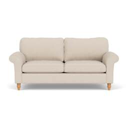 3 Seater Sofa - Lily White - House Linen Mix - Hurley - The Cotswold Company - thumbnail 2