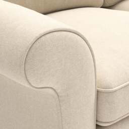 3 Seater Sofa - Lily White - House Linen Mix - Hurley - The Cotswold Company - thumbnail 4