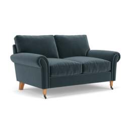 2 Seater Sofa - Night Sky - Matt Velvet - Osbourne - The Cotswold Company