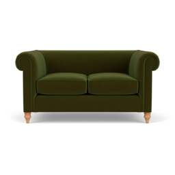 Rayner 2 Seater - Forest Green - Matt Velvet - The Cotswold Company - thumbnail 2