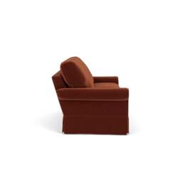 4 Seater Sofa - Brick - Matt Velvet - Dawson - The Cotswold Company - thumbnail 3