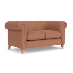 2 Seater Sofa - Brick - Herringbone Weave - Rayner - The Cotswold Company