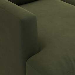 3 Seater Sofa - Forest Green - Matt Velvet - Jackson - The Cotswold Company - thumbnail 4