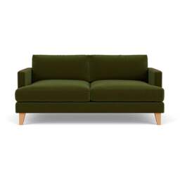 3 Seater Sofa - Forest Green - Matt Velvet - Jackson - The Cotswold Company - thumbnail 2