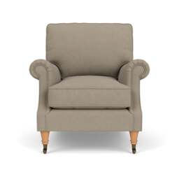 Armchair - Dove grey - House linen mix - Taylor High Back - The Cotswold Company - thumbnail 2