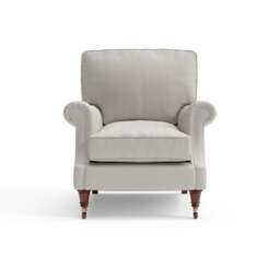 Armchair - Dove grey - House linen mix - Taylor High Back - The Cotswold Company - thumbnail 6