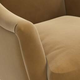 Armchair - Mustard - Matt Velvet - Elsie - The Cotswold Company - thumbnail 4