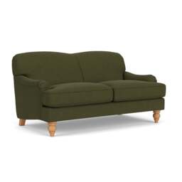 Ashbee Large 2 Seater - Forest Green - House Linen Mix - The Cotswold Company
