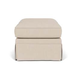 Foot Stool - Lily White - House Linen Mix - Dawson Small - The Cotswold Company - thumbnail 3