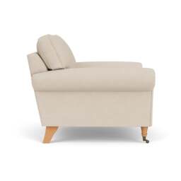 Armchair - Lily White - House Linen Mix - Osbourne - The Cotswold Company - thumbnail 3