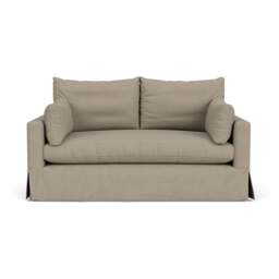 Large 2 Seater Sofa - Dove Grey - House Linen Mix - Ashton - The Cotswold Company - thumbnail 2